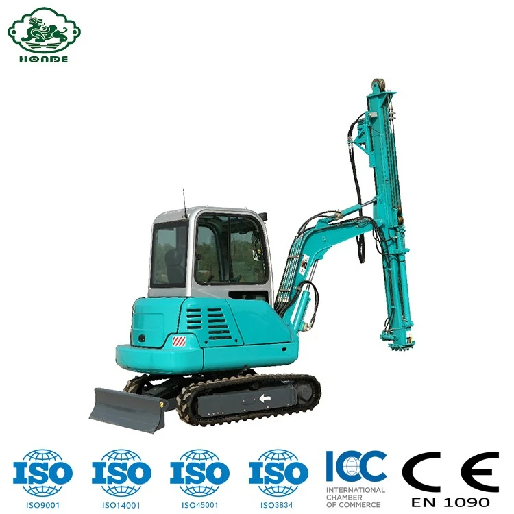 Mobile Crawler Spiral Pile Driver
