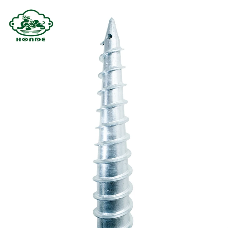 More Convenient N Helical Screw Piles/ Helical Piles For House Foundation factory